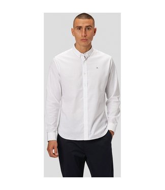 Clean Cut Copenhagen Clean Cut Copenhagen Oxford Stretch Plain L/S White