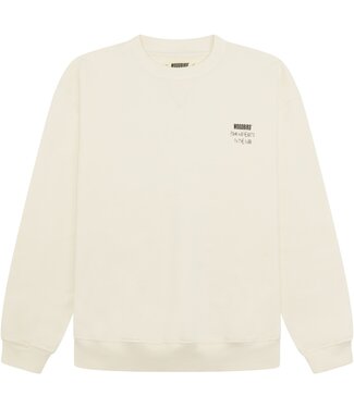 woodbird Woodbird Cope Scribbel Crew Off White