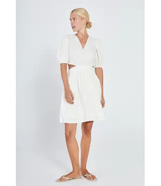 Norr Norr Esma Short Dress Off- White