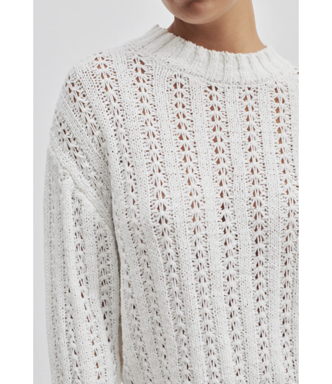 Second Female Second Female Shefali Knit O-neck Snow White