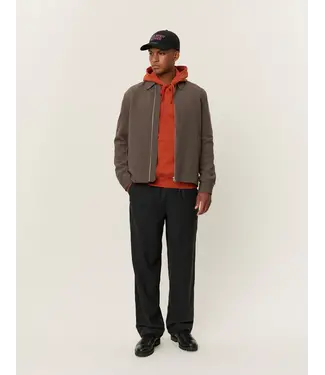 Les Deux Les Deux Como Coach Jacket Houndstooth Mountain Grey/ Desert Taupe