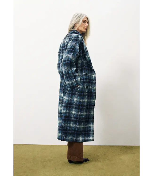 Frnch FRNCH Delphina Manteau Longues Blue Petrol