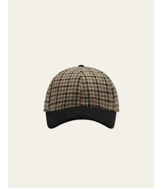 Les Deux Les Deux Houndstooth Wool Cap Warm Sand / Black
