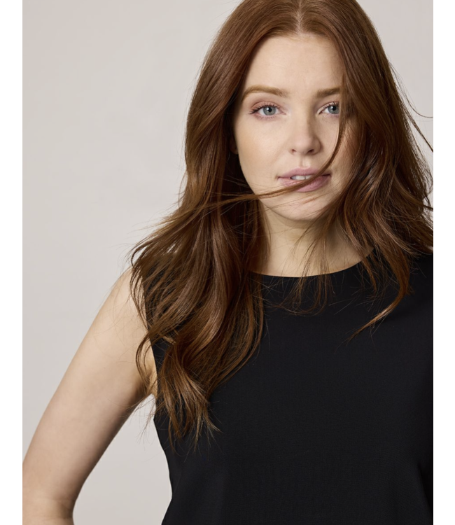 Corel Amsterdam Corel Flo Top Sleeveless Crepe Black