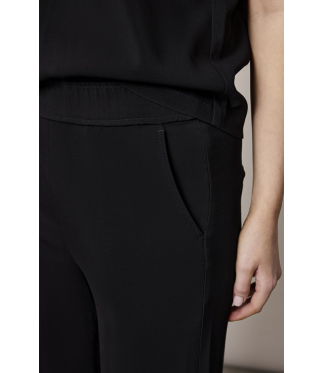 Corel Amsterdam Corel Nola Pant Uni Crepe Black