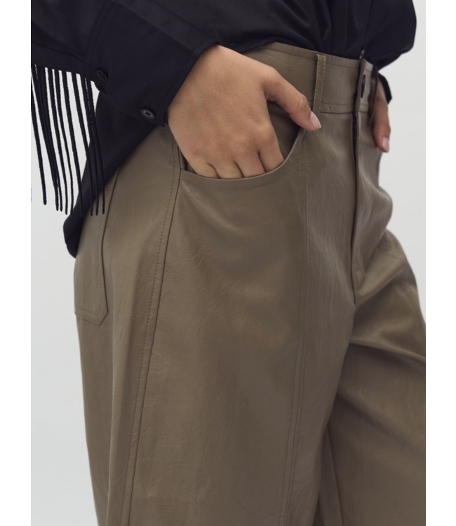 MbyM Mbym Crincle Lotti - M Pant Brindle Sand