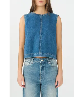 Ivy IVY Cross Back Top Wash Jaca Denim Blue