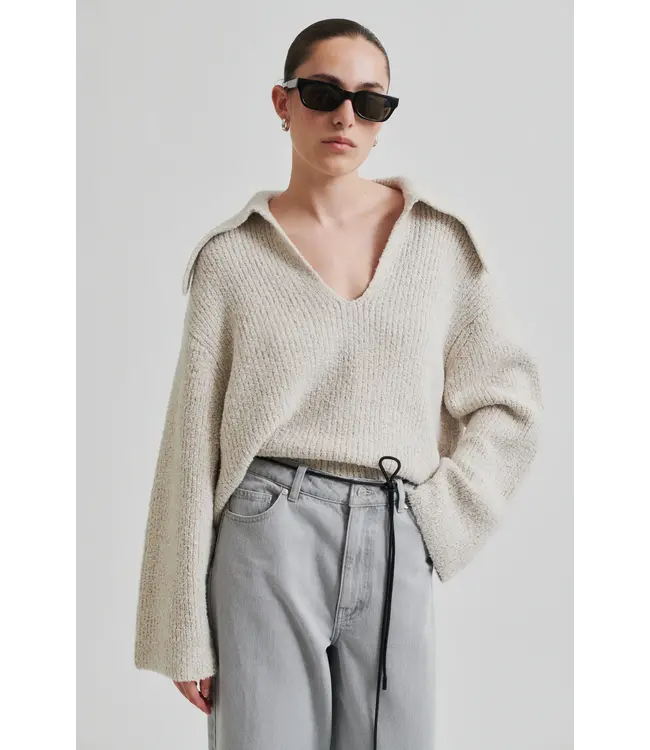 Second Female Second Female Gerda Knit Collar Summer Sand