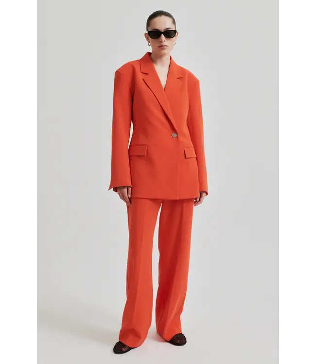 Second Female Second Female Evie Split Blazer Poinciana