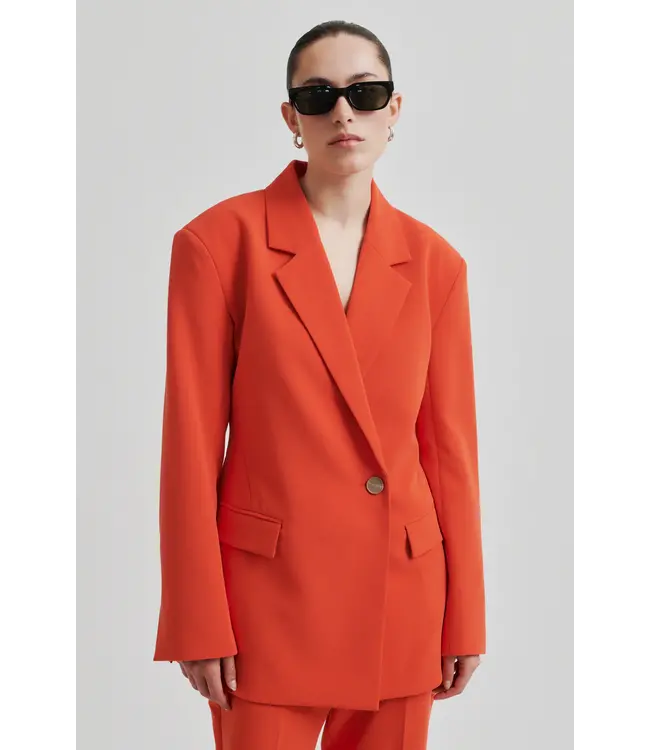 Second Female Second Female Evie Split Blazer Poinciana