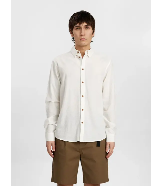 Anerkjendt Anerkjendt Akleif L/S Cot/Linen Shirt Tofu