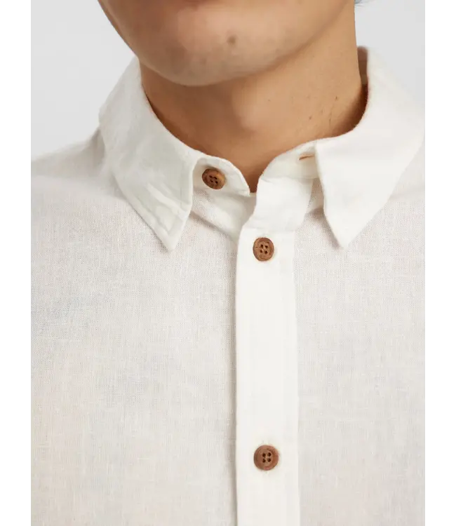 Anerkjendt Anerkjendt Akleif L/S Cot/Linen Shirt Tofu