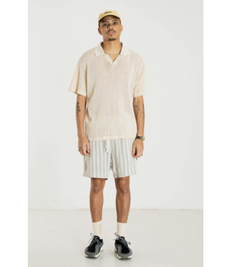 woodbird Woodbird Moul Mesh Polo Off White