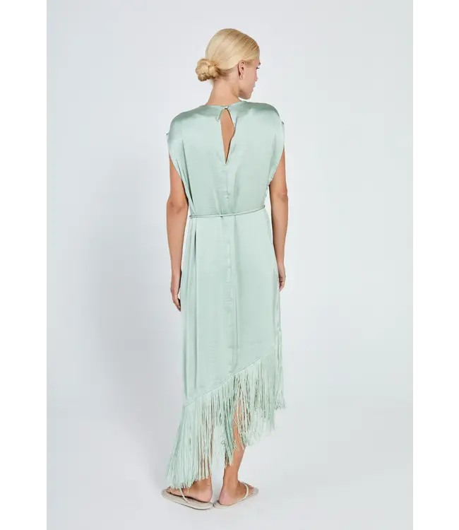 Norr Norr Gili SL Dress Light Olive