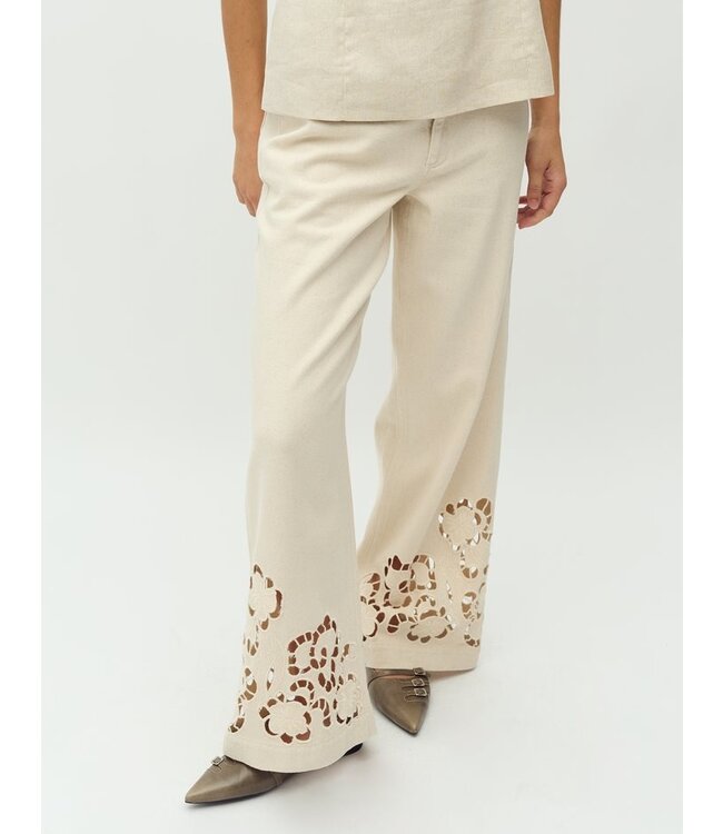 MbyM Mbym Juhi Lace Elia-M Jeans Oyster