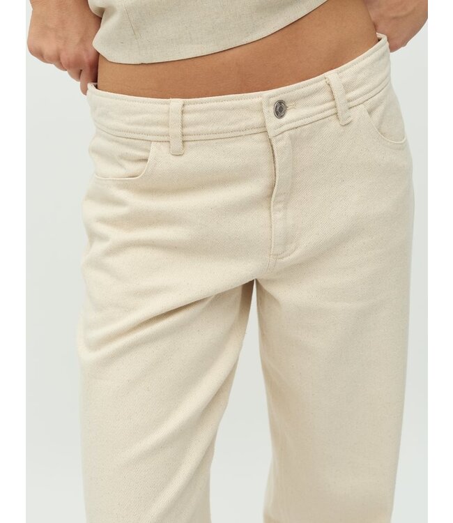 MbyM Mbym Juhi Lace Elia-M Jeans Oyster