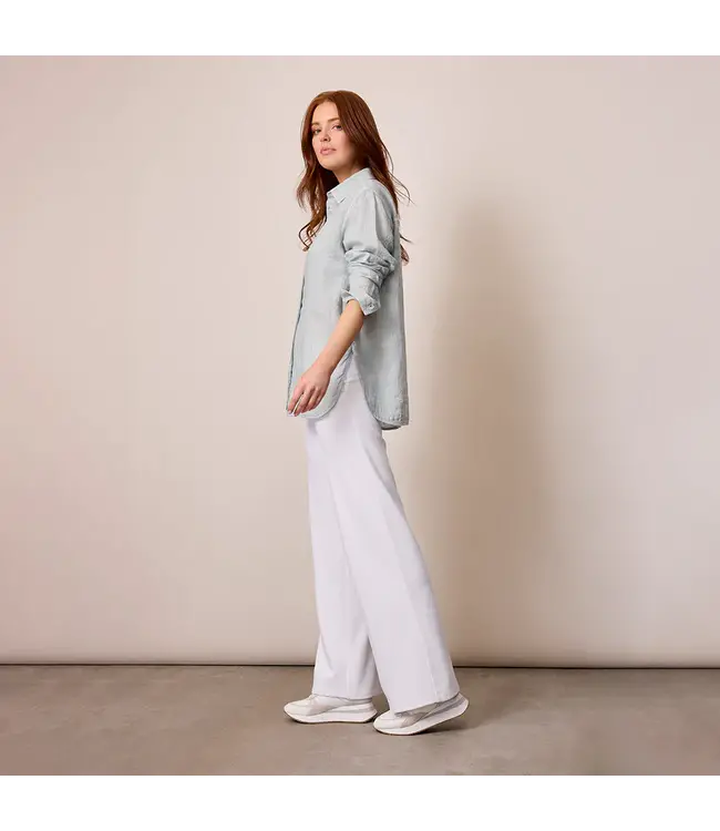 Corel Amsterdam Corel Yentl Blouse Lm Linen Storm Gray