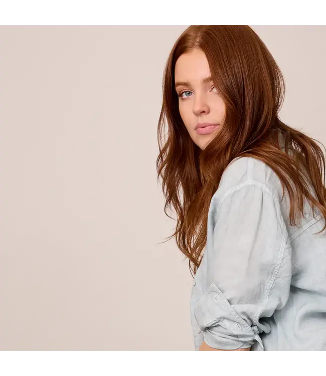 Corel Amsterdam Corel Yentl Blouse Lm Linen Storm Gray