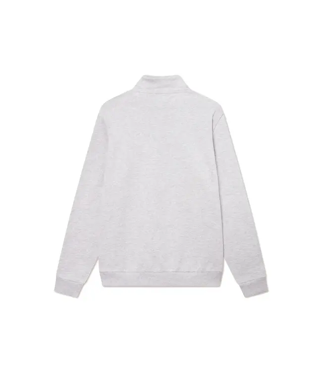 Les Deux Les Deux Patch Half-Zip Sweatshirt Snow Melange