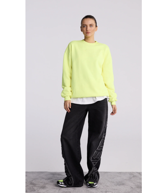 Stieglitz Stieglitz Basic Worn Out Sweater Yellow