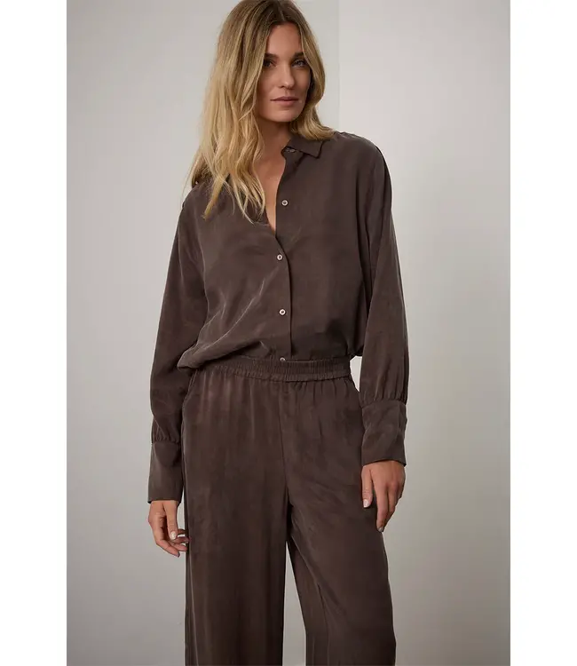 Corel Julia Pants Tencel Luxe Brown