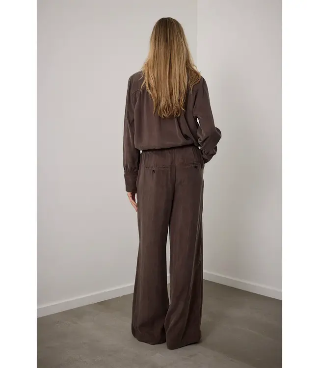 Corel Julia Pants Tencel Luxe Brown