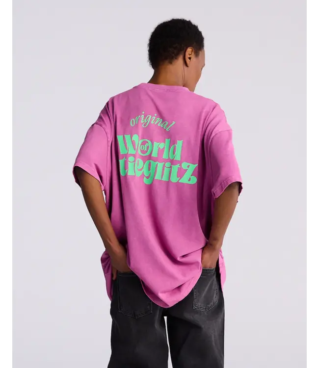 Stieglitz Stieglitz World Of Stieg Oversized T-shirt Pink