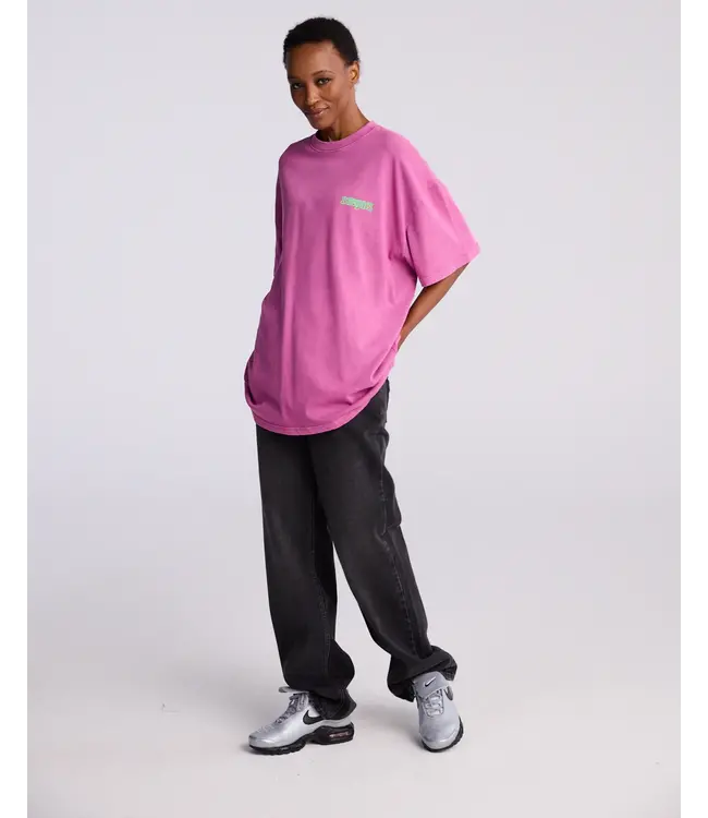 Stieglitz Stieglitz World Of Stieg Oversized T-shirt Pink