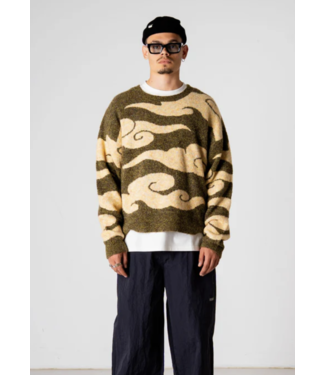 woodbird Woodbird Kurt Cloud Crew Dark Green