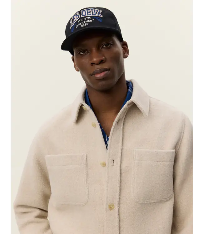 Les Deux Les Deux Lennon Bouclé Overshirt Ivory