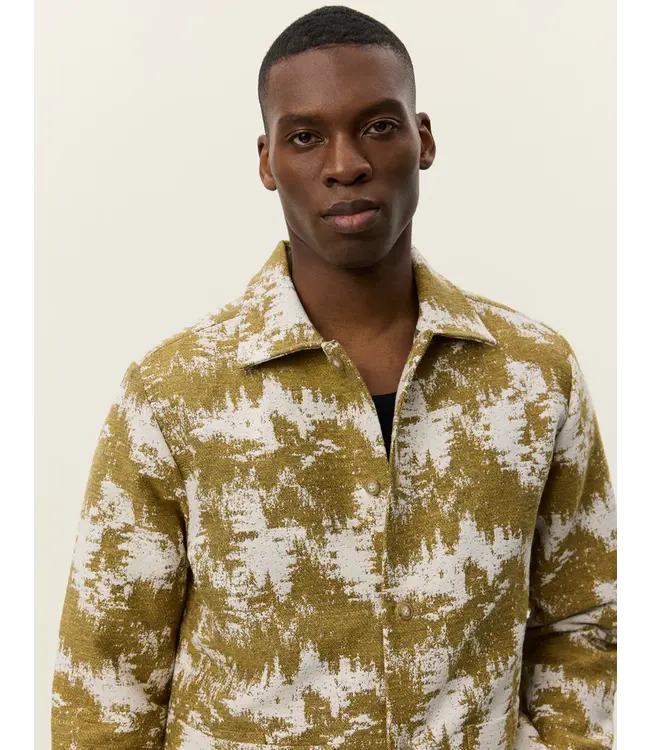 Les Deux Les Deux Layton Cattle Jacquard Overshirt