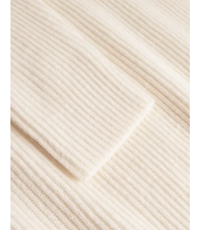 Les Deux Les Deux Eddie Wool Rib Crewneck Knit Ivory