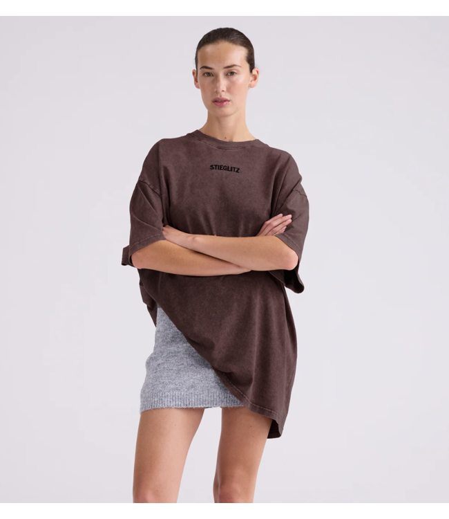 Stieglitz Stieglitz Miquel Oversized T-shirt Brown