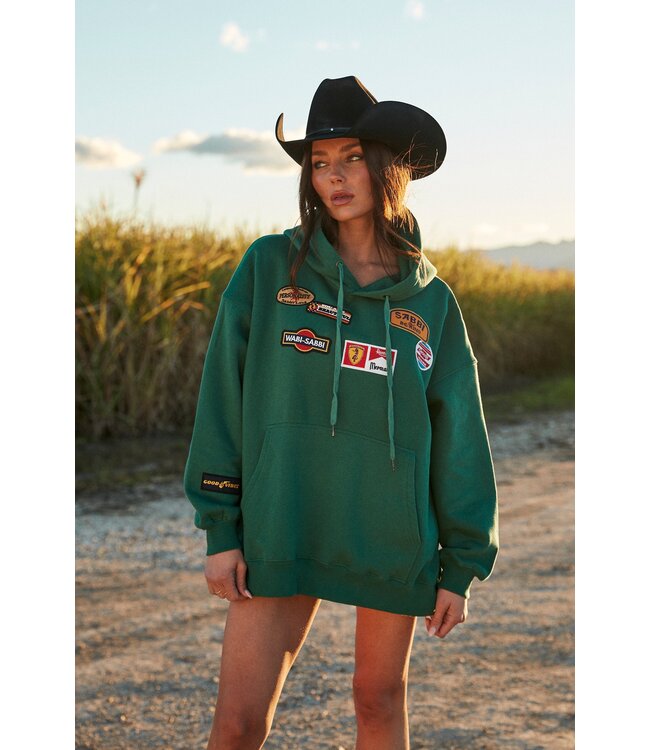 Sabbi Sabbi Be Youtiful Hotel Hoodie Green