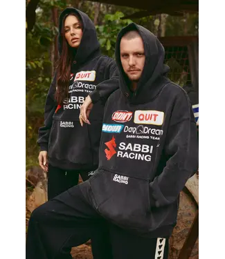 Sabbi Sabbi Don't Quit Your Daydream Hoodie Washed Black