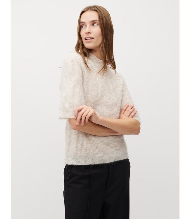 MbyM Mbym Sunday Clara Crew-M Knit Oat Melange
