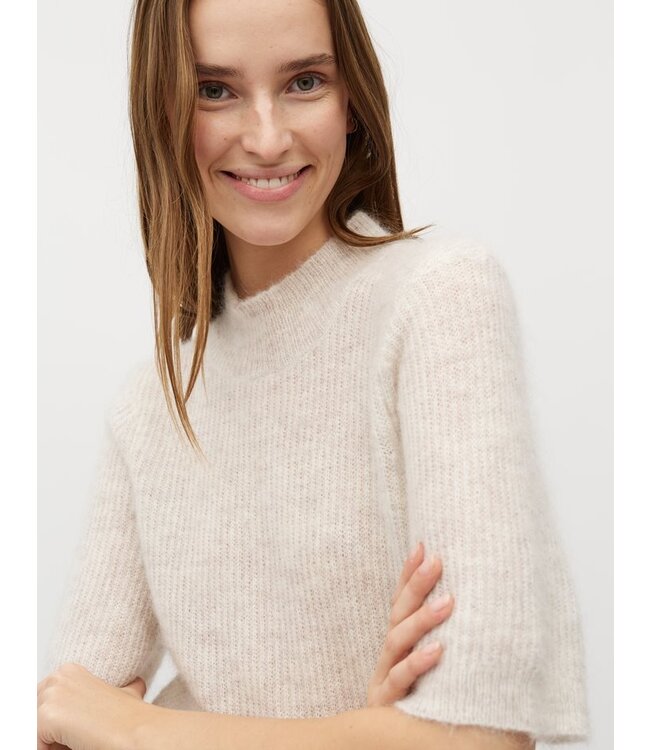 MbyM Mbym Sunday Clara Crew-M Knit Oat Melange