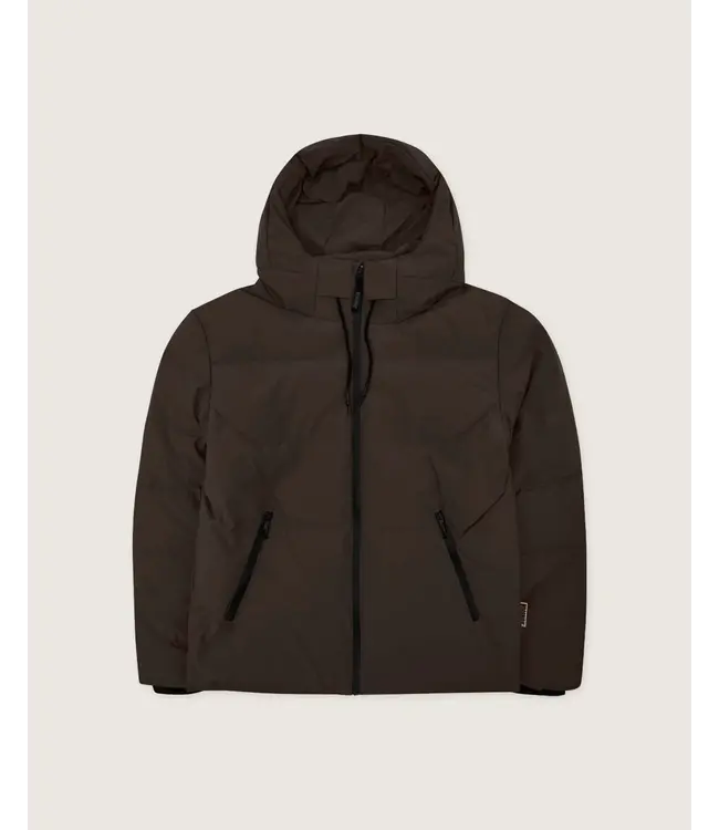 woodbird Woodbird Joseph Tech Jacket Dark Brown