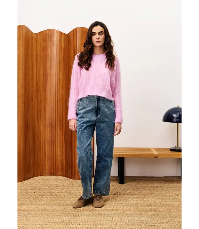 Frnch Frnch Pull Myosotis Rose Pale