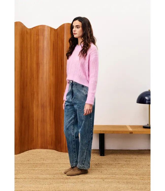 Frnch Frnch Pull Myosotis Rose Pale