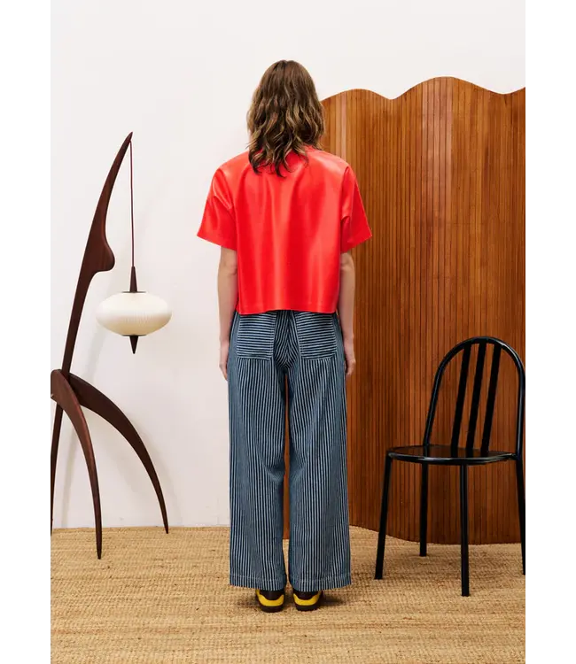 Frnch Frnch T-shirt Bazin Rouge