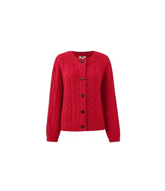 Frnch Frnch Cardigan Guimauve Rouge