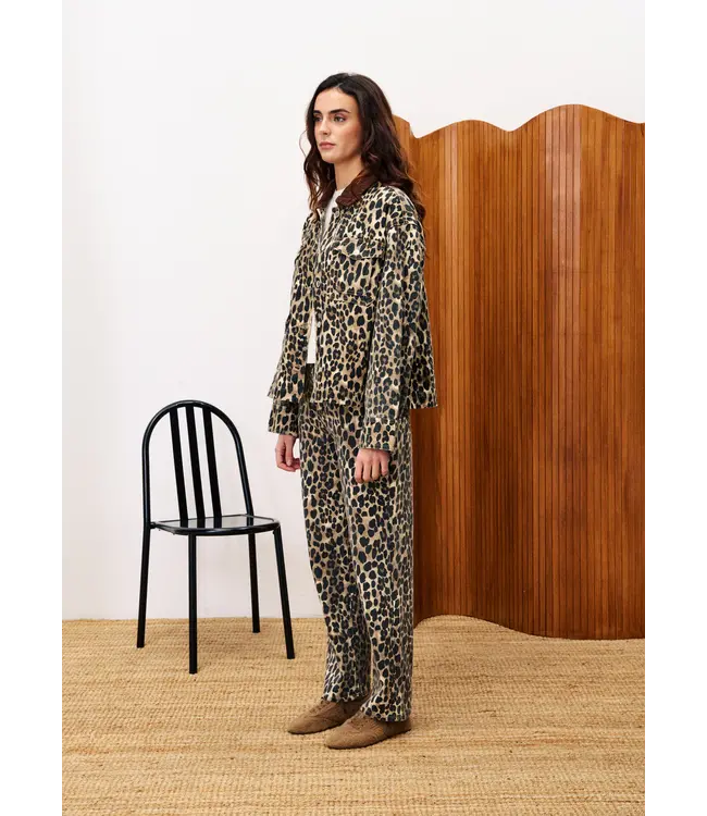 Frnch Frnch Veste Munchkin Leopard