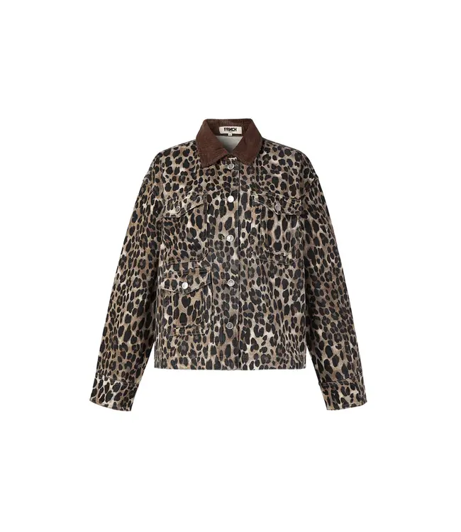 Frnch Frnch Veste Munchkin Leopard