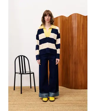 Frnch Frnch Pull Colchique Bleu Marine