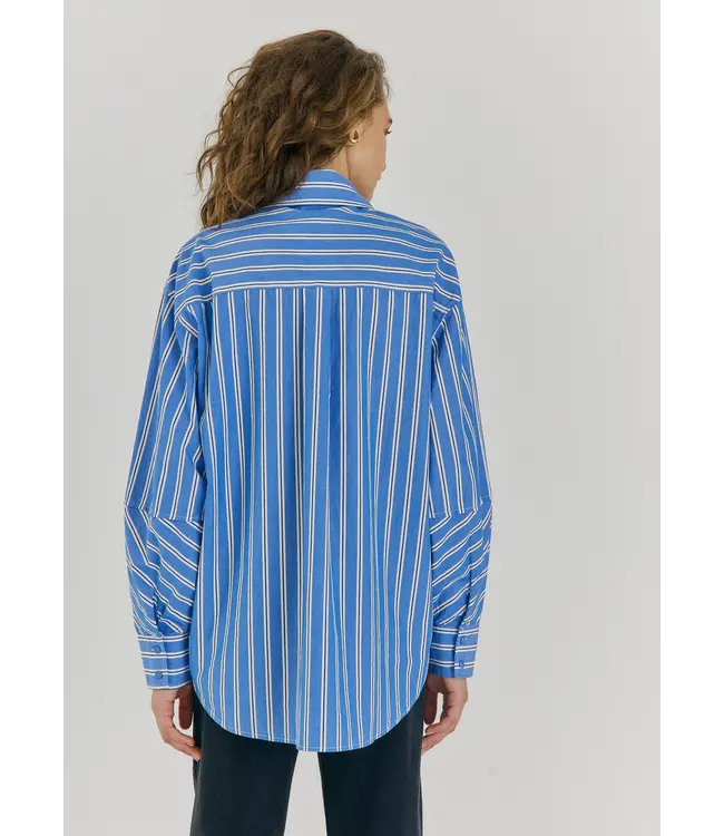 Norr Norr Nicci Shirt Off White Stripe