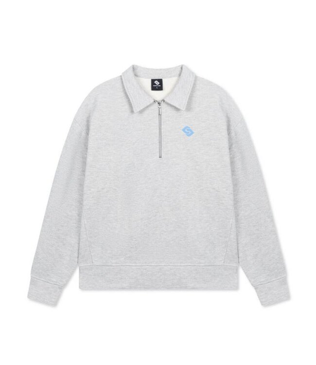 comfort club Comfort Club Olympus Half Zip Light Gray Marl 230925