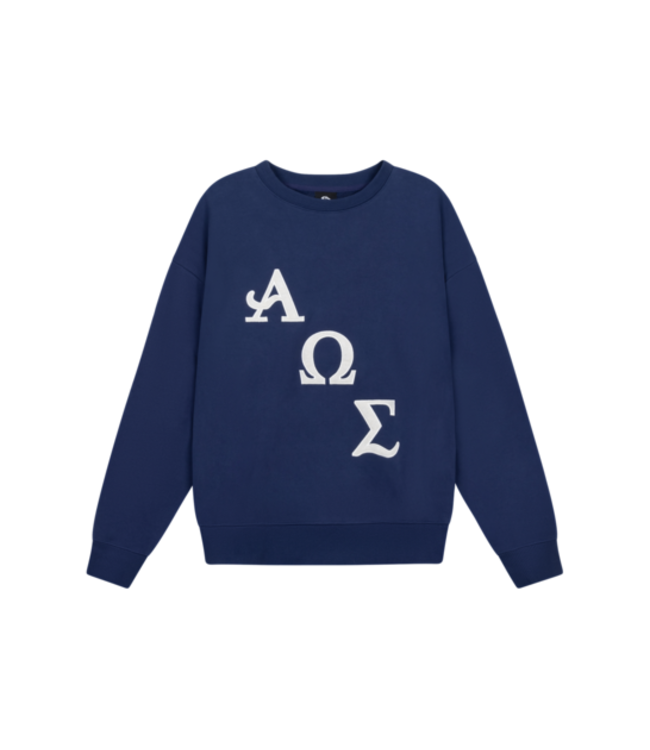 comfort club Comfort Club Omega Crewneck Mediaval Blue