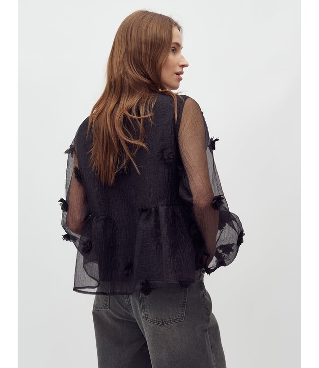 MbyM Mbym Bobble Hasel-M Shirt / Blouse Black