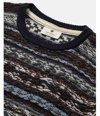 Anerkjendt Anerkjendt Aksune Reverse Inka Knit Sky Captain